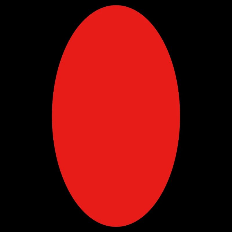 Kreis - Rot - Oval