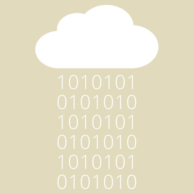 Cloud Data Rain Binary