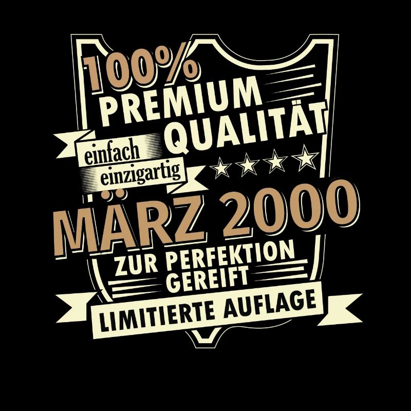 23. Geburtstag März Jahrgang 2000 Geschenkidee