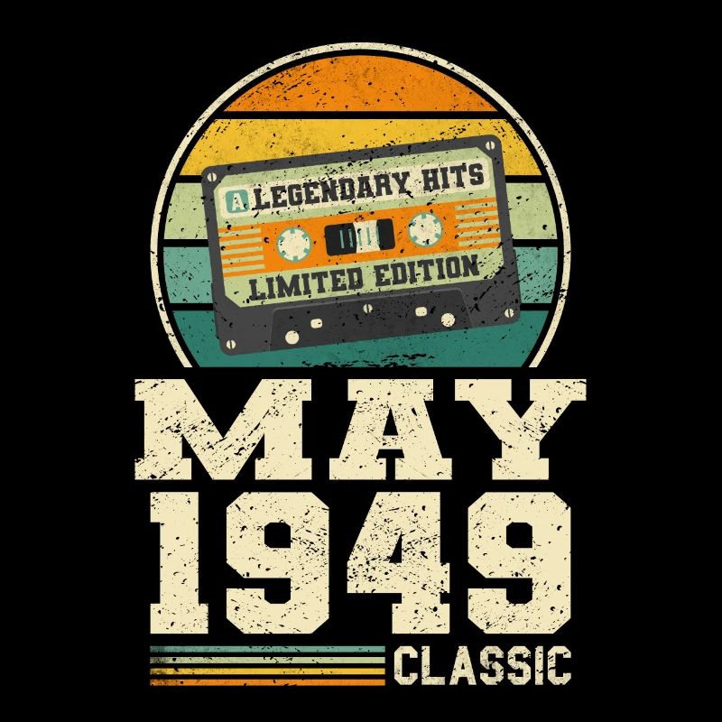 74e anniversaire mai millésime 1949 Idée cadeau