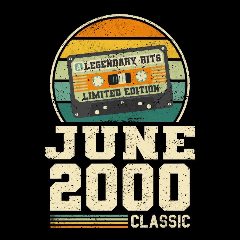 23. Geburtstag Juni Jahrgang 2000 Geschenkidee