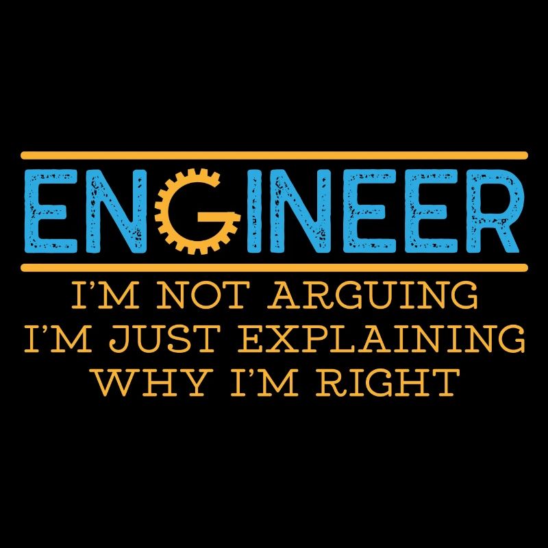 Engineer Spruch Nerd Geschenk Geek