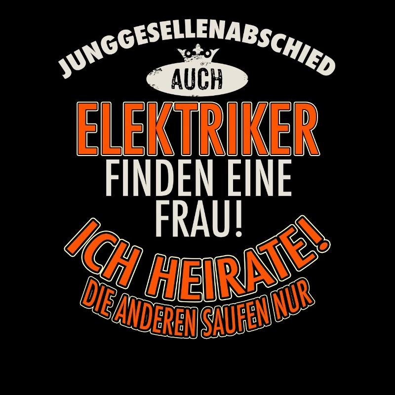 JGA BRAEUTIGAM - Elektriker - Version Auch - roter