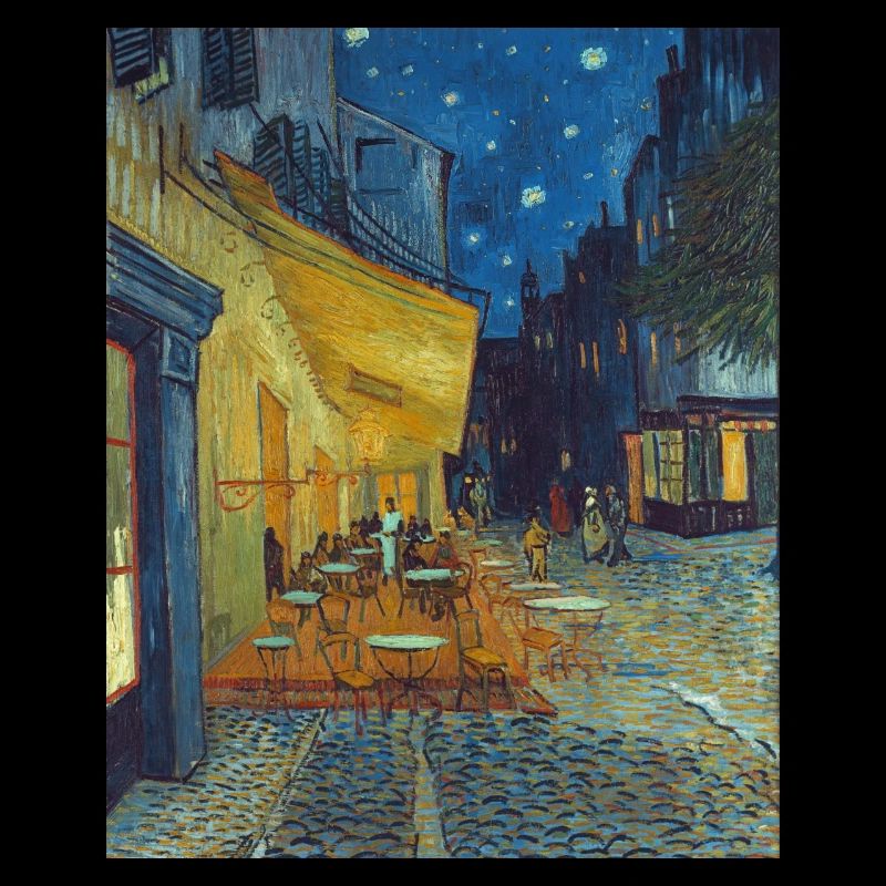 Terrasse de café le soir à Arles - Van Gogh
