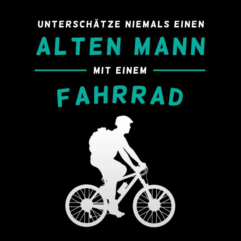 Fahrrad - Alten Mann