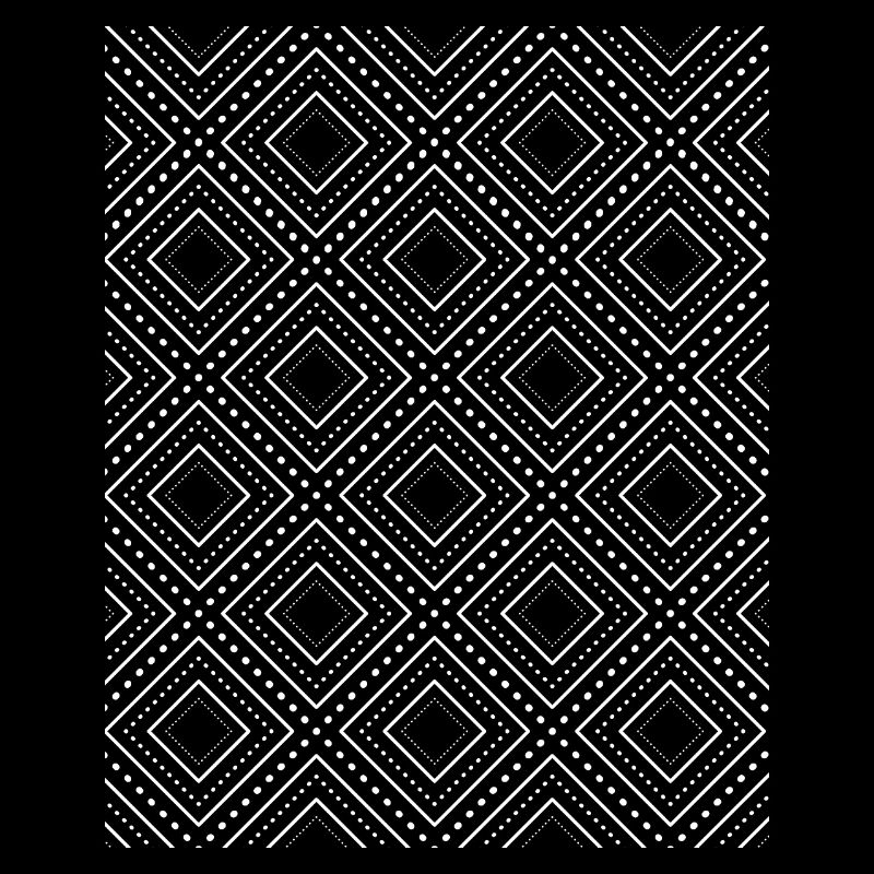 White check pattern - Kook Art