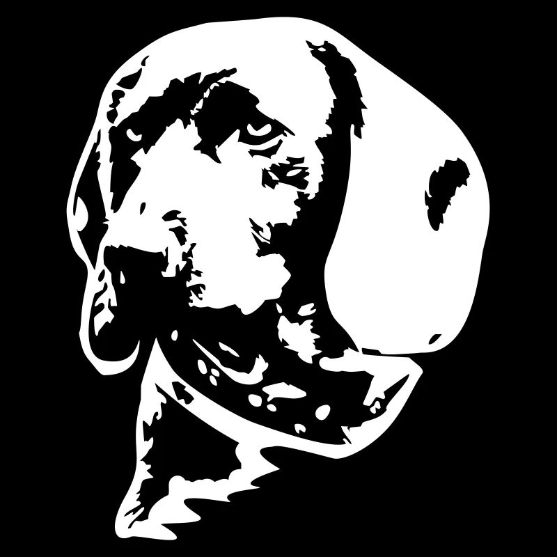 Bavarian Mountain Sweat Dog Head "Black Edition"