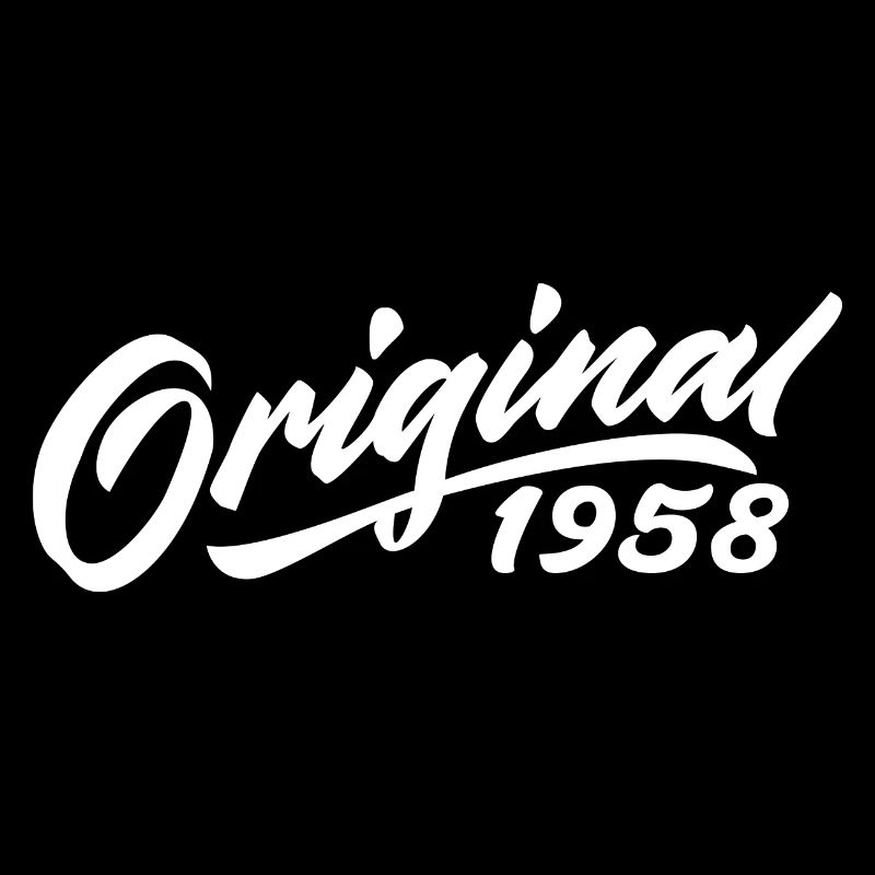 Original 1958 Birthday Gift 1958