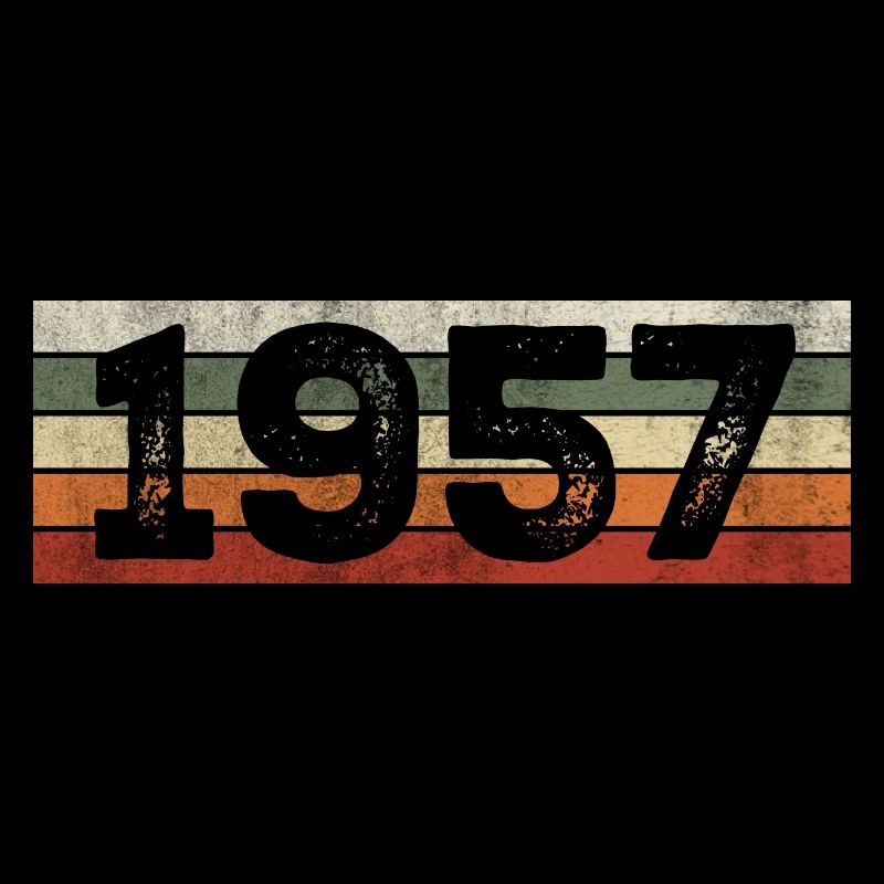 Vintage 1957 Retro 1957 Birthday Gift