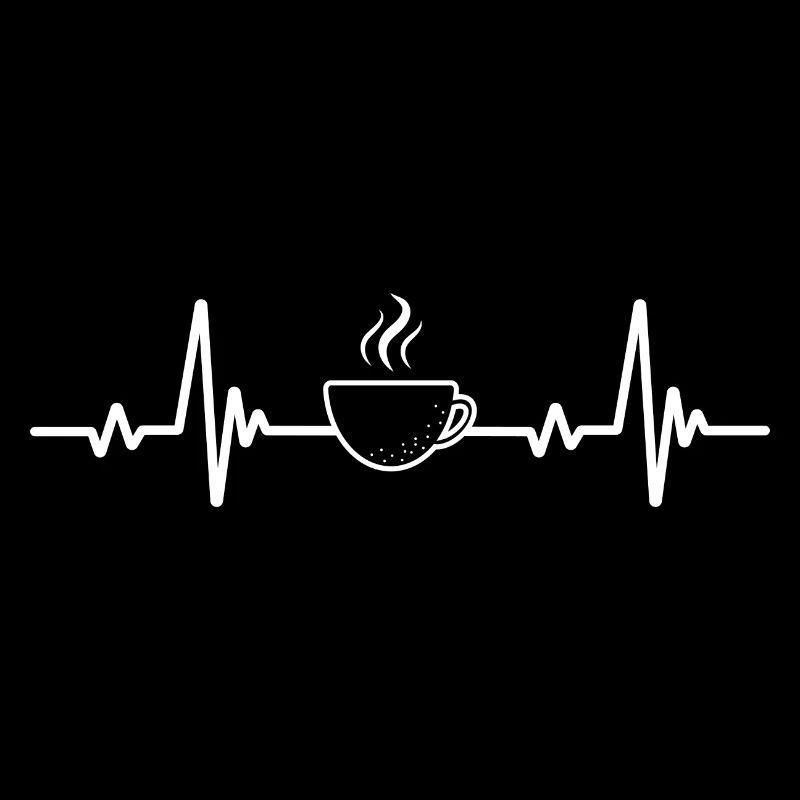 Kaffee Herzschlag Puls - Café