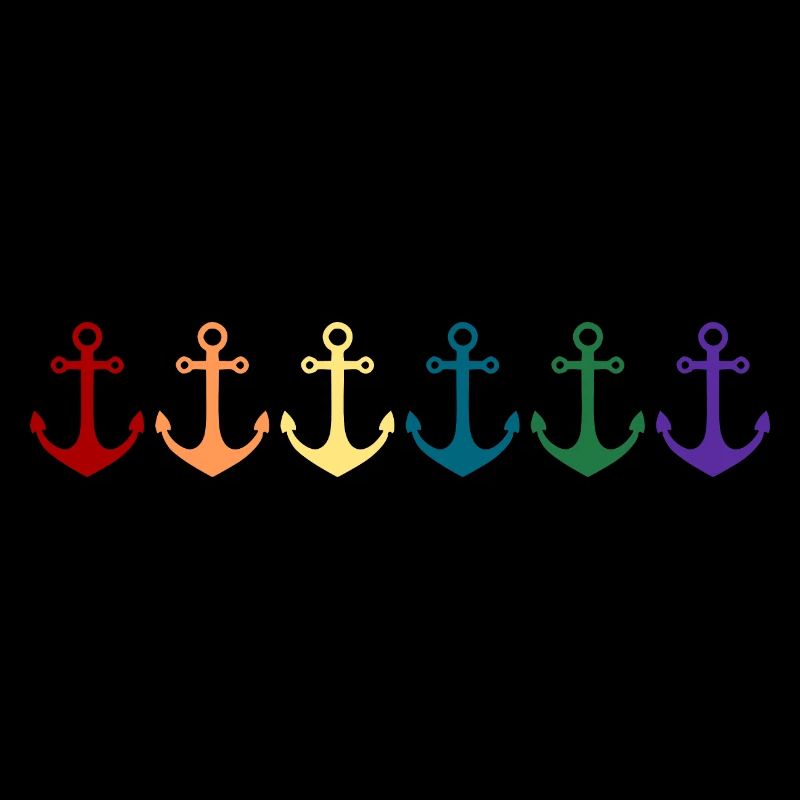 Regenbogen Anker
