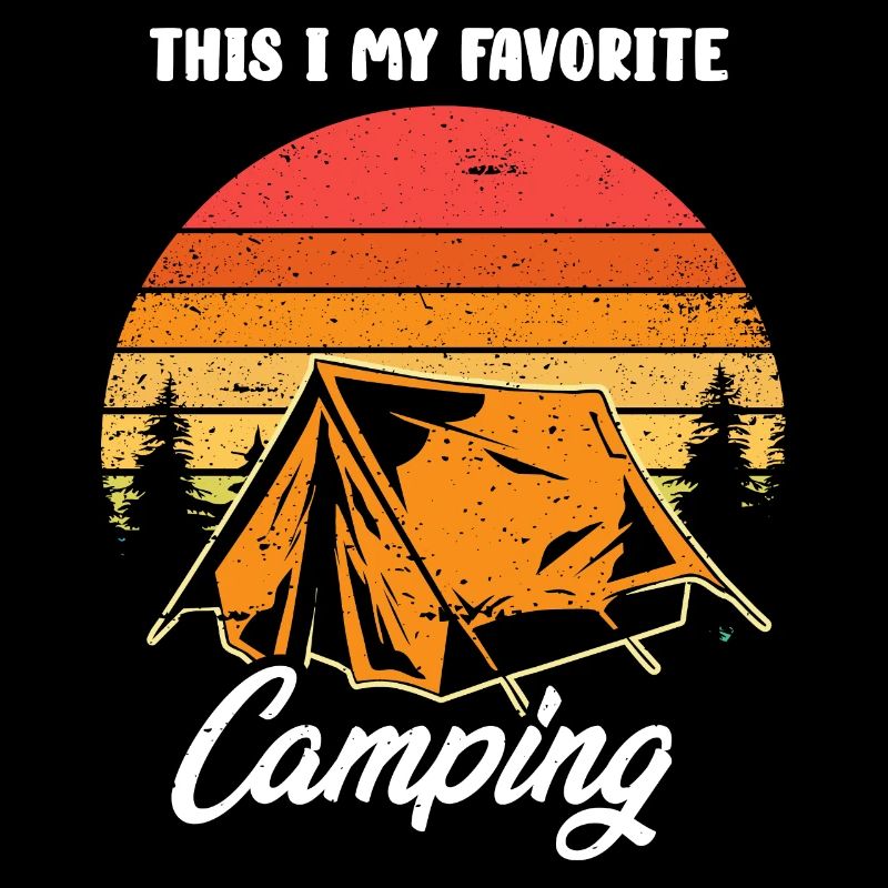 C’est mon vêtement de camping préféré avec coloré