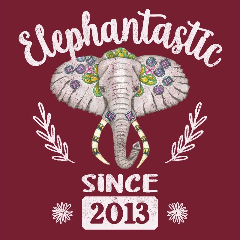 Elephantastic since 2013, elephant head adorned