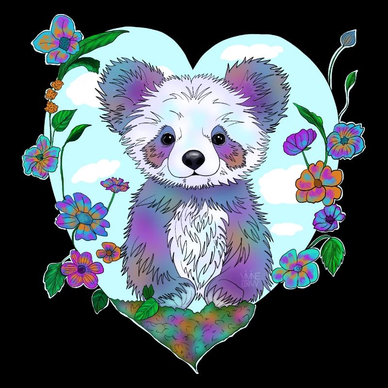 Panda coloré