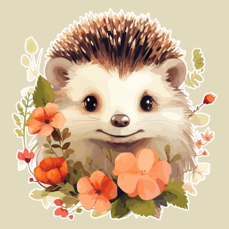 Hérisson mignon