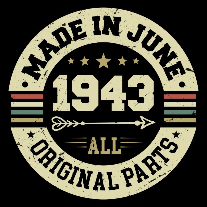 Juni 1943 Geburtstagsgeschenk Juni 1943 Juni 1943