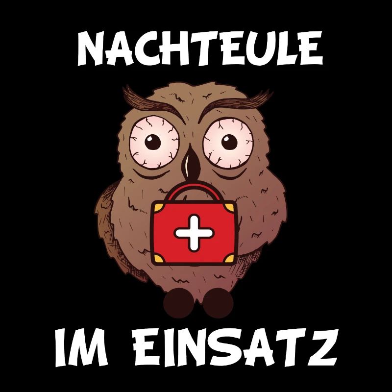 Nachteule, Krankenschwester, Pfleger, MFA Geschenk