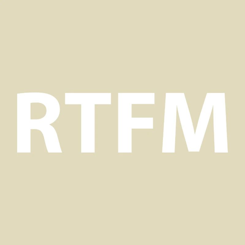 Rtfm Programming Computer Science Gift