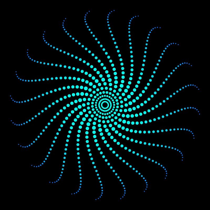 Energy vortex circle swirl music psychedelic goa