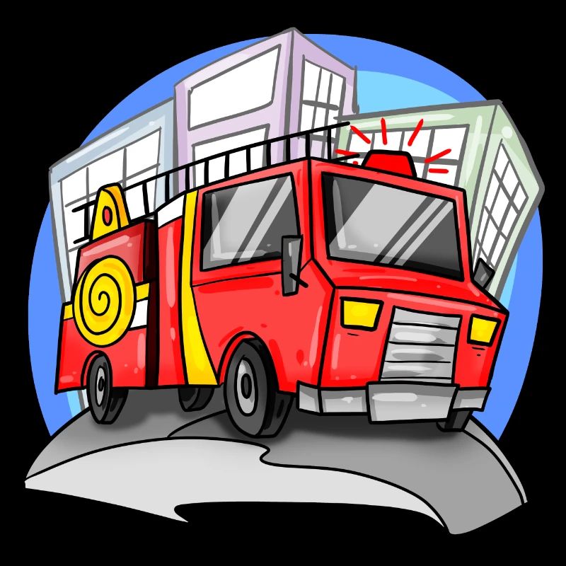Fire brigade fire engine