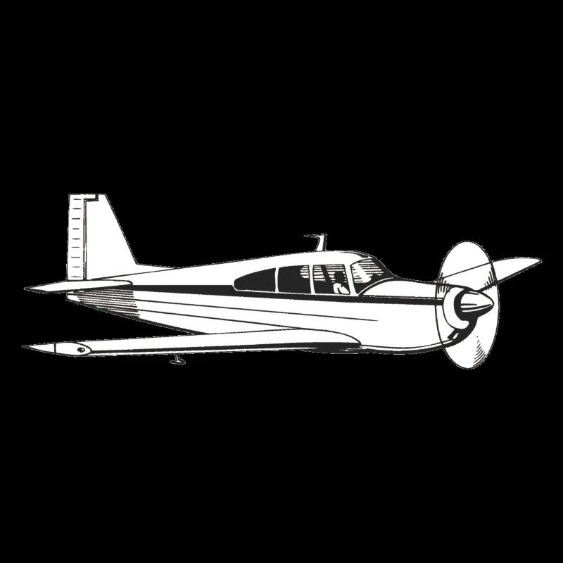 Propeller aircraft b / w