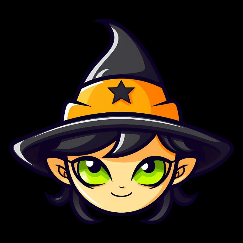 Niedliche Halloween Hexe