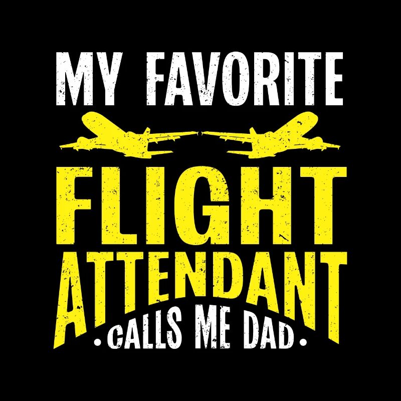 Flight Attendant Papa Stewardess Flight Attendant