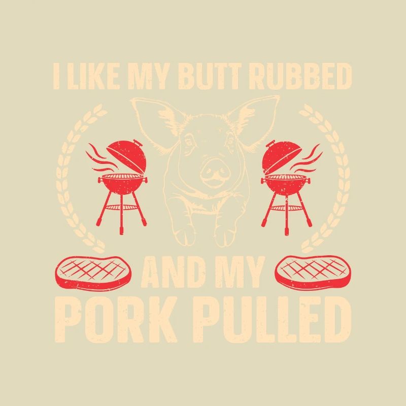 BBQ Pulled Pork Schwein Grill