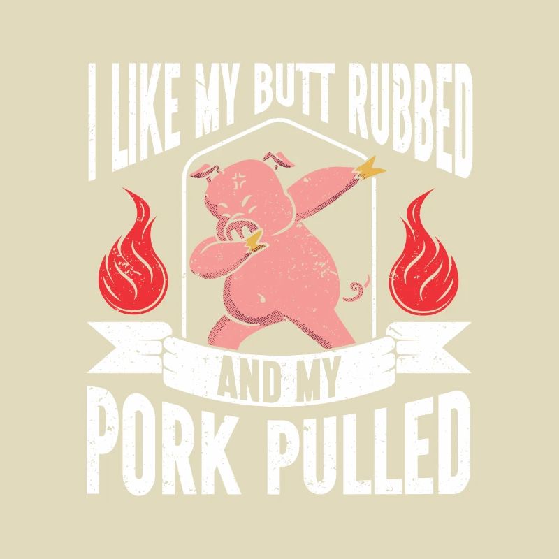 BBQ Pulled Pork Schwein Grill