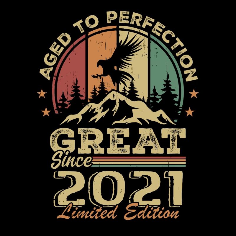 Vintage Geburtstag 2021 - Retro Geschenkidee 2021