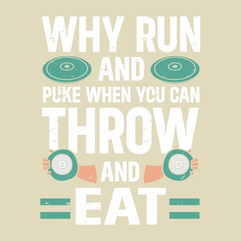 Diskuswerfer Leichtathlet Disc Throw