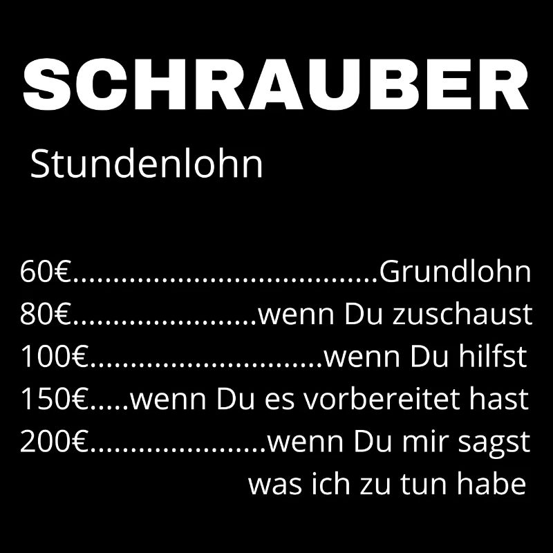 Schrauber Stundenlohn Definition
