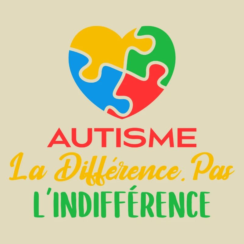 Avril Bleu Autisme Différence Pas Indifférence