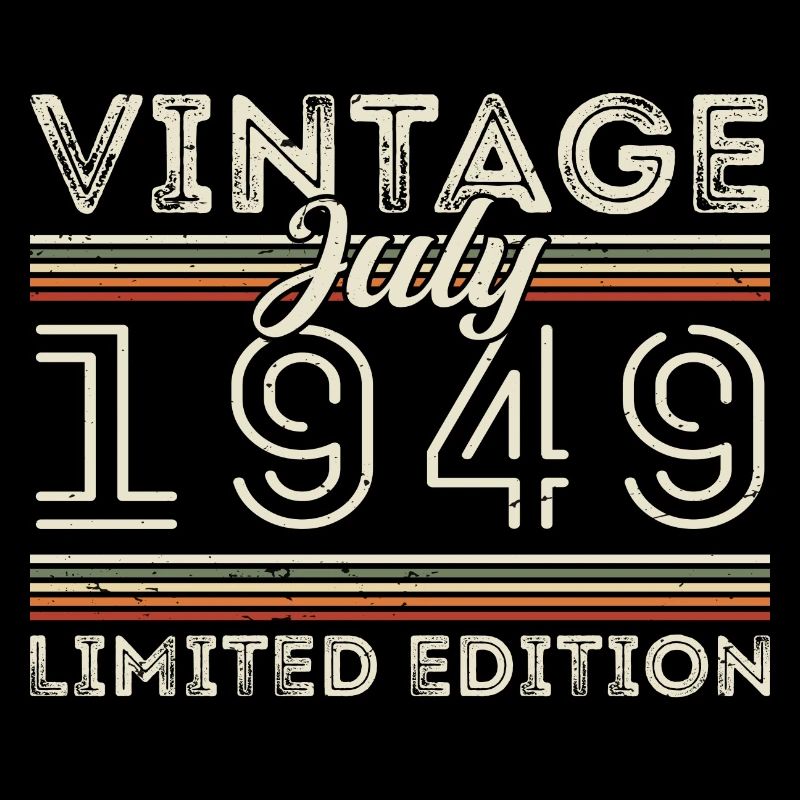 Juli 1949 Juli Geburtstagsgeschenk Juli 1949