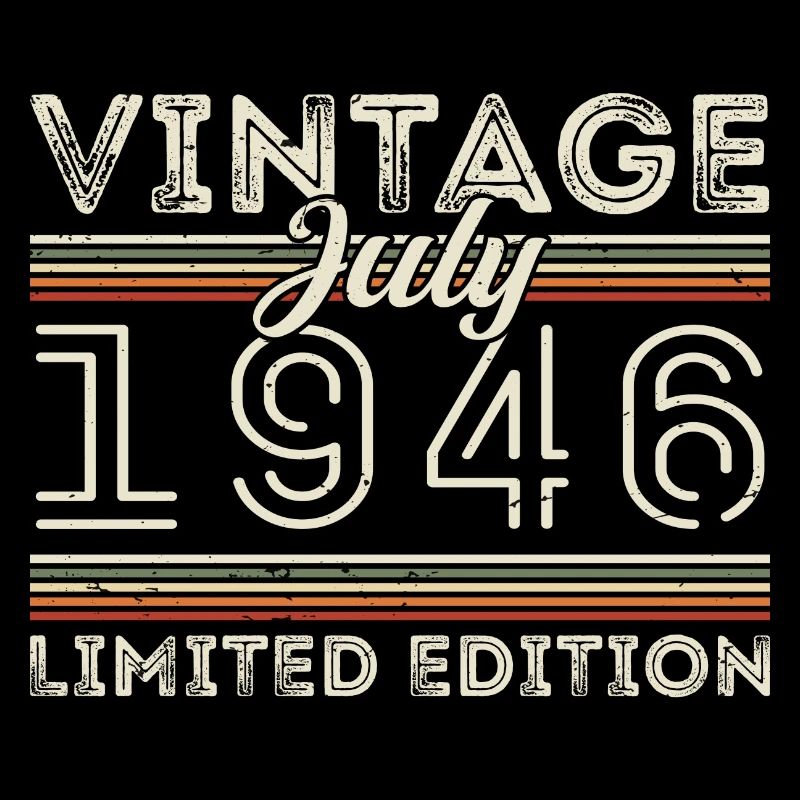 Juli 1946 Juli Geburtstagsgeschenk Juli 1946