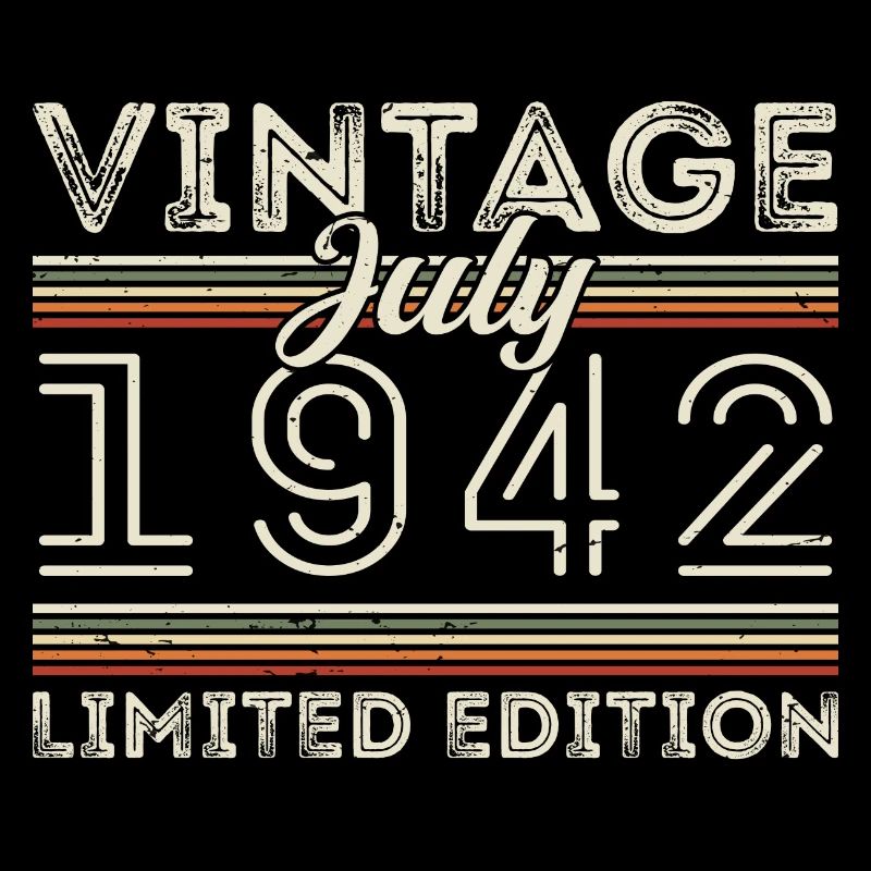 Juli 1942 Juli Geburtstagsgeschenk Juli 1942