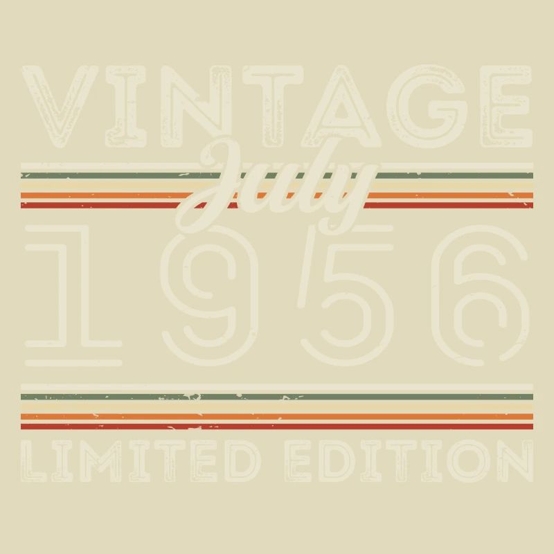 Juli 1956 Juli Geburtstagsgeschenk Juli 1956
