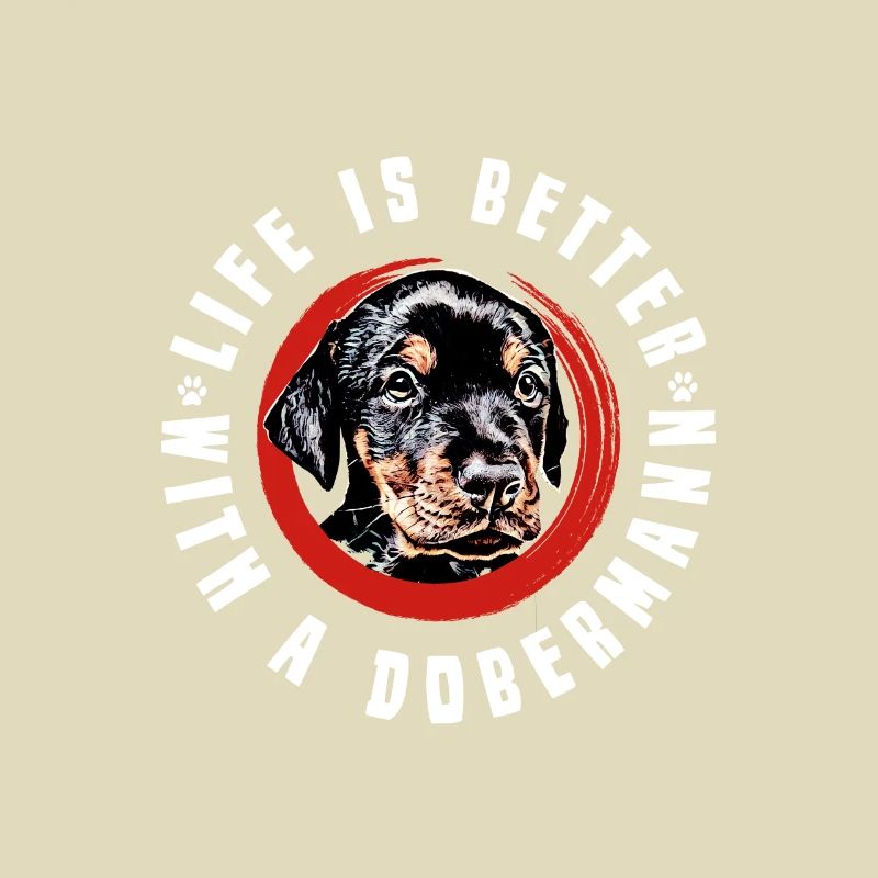 Dobermann Welpe