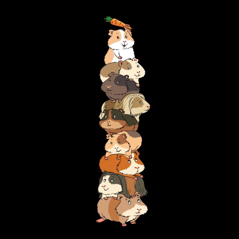 Tour de cochon d'Inde carotte feat pyramide