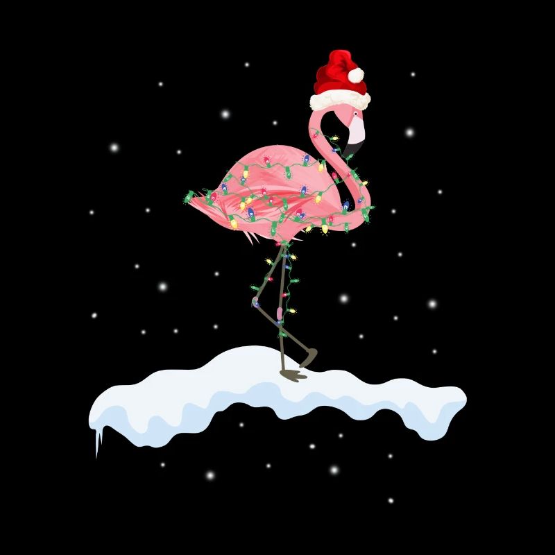 Weihnachts Flamingo