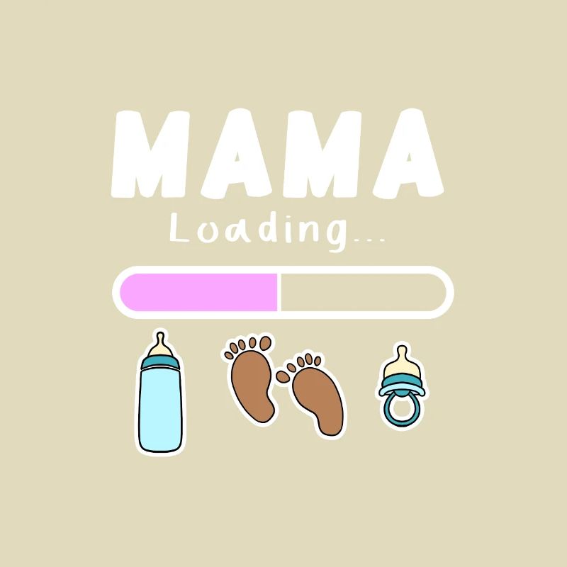 werdende Mutter - Mama wird geladen