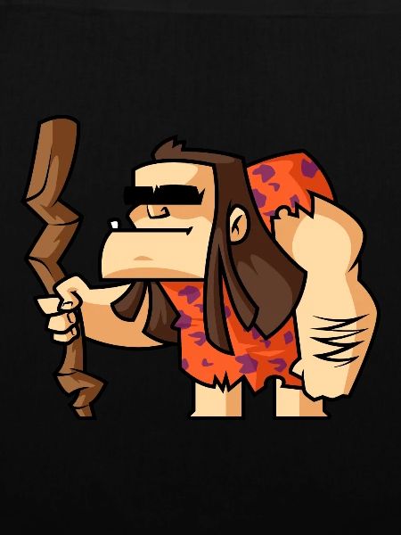 Funny Comic Neandertaler