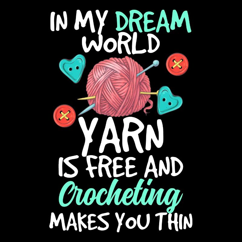 Dream World Yarn Free Crocheting Thin Crochet Wool