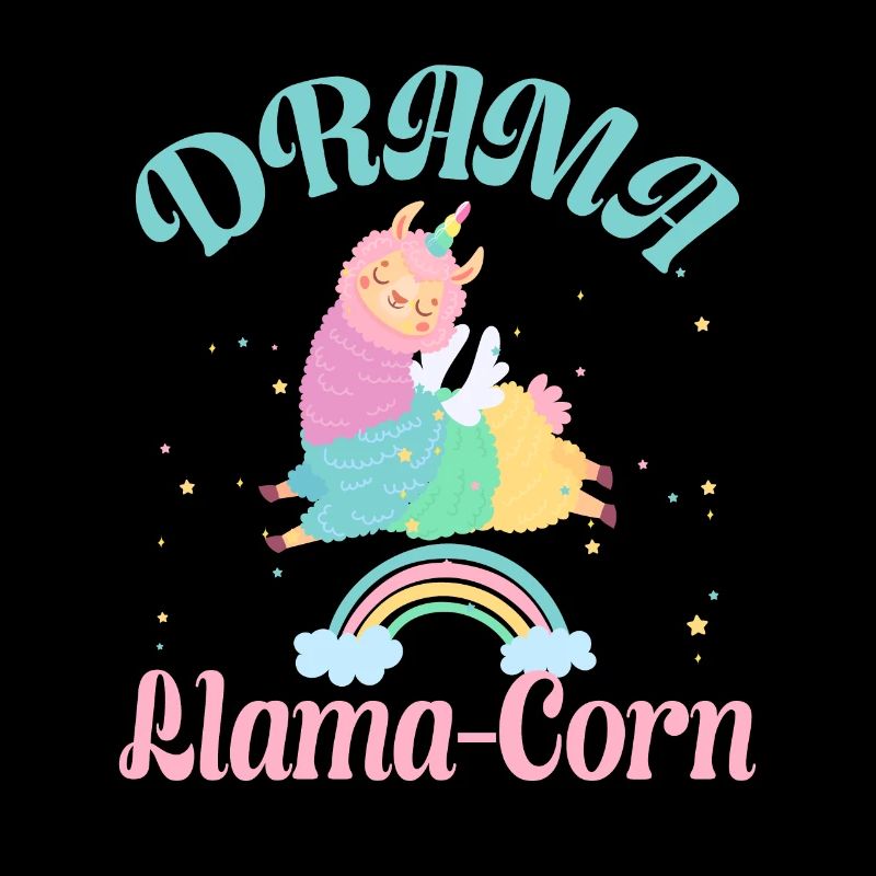 Drama Llama-Corn Unicorn Einhorn Einhörner Kinder