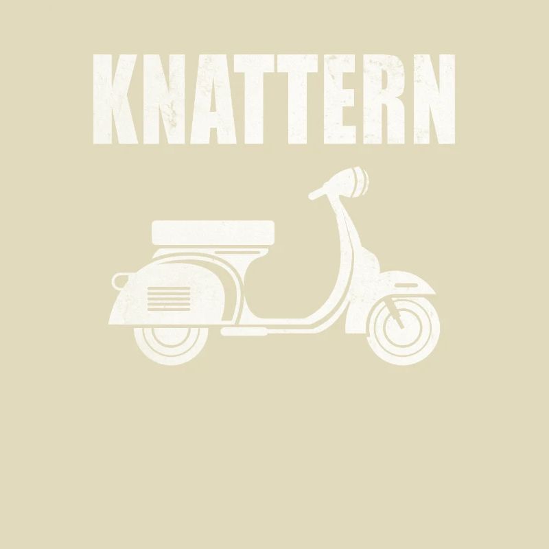 Roller Motorroller Scooter Knattern Rollerfahrer