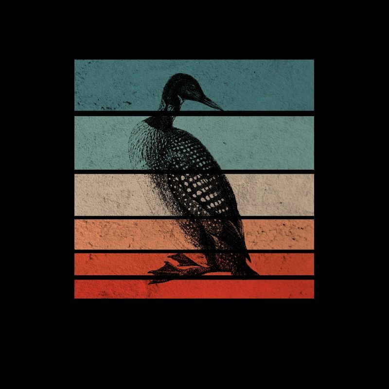 Common Loon Retro
