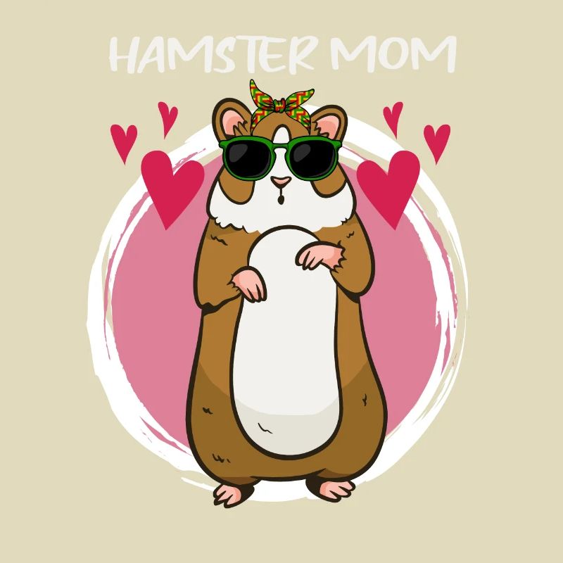 Hamster Maman Hamster Amant Mère Hamster Élevage