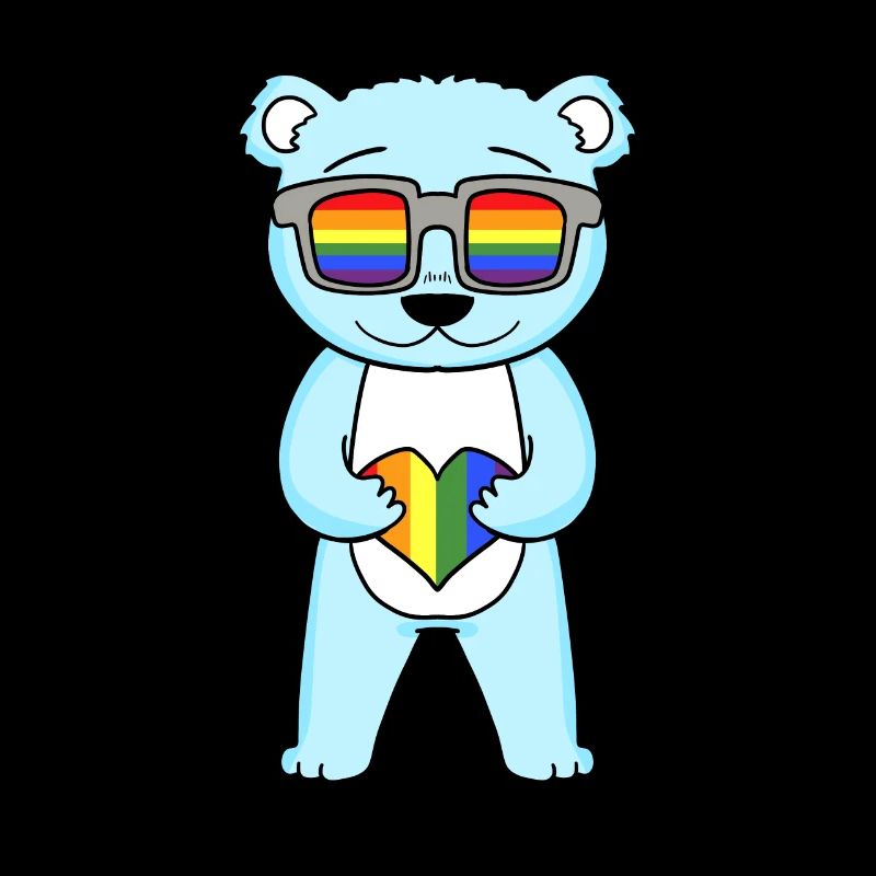 LGBT Tier Bär Regenbogen
