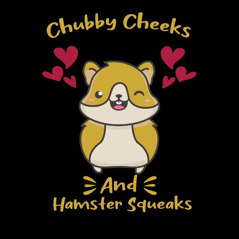 Chubby Cheeks Hamster Squeaks Hamster Cheeks Hearts