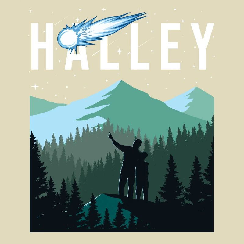 La comète de Halley Ciel nocturne Espace du système solaire